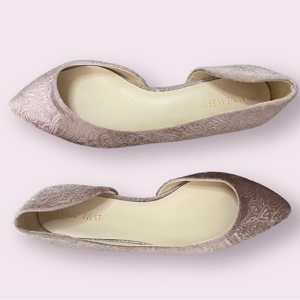 Nine West Women’s Lavender Pointed Flats